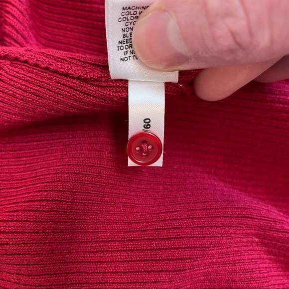 Express Red Open Back High Neck Sweater - Picture 10 of 10